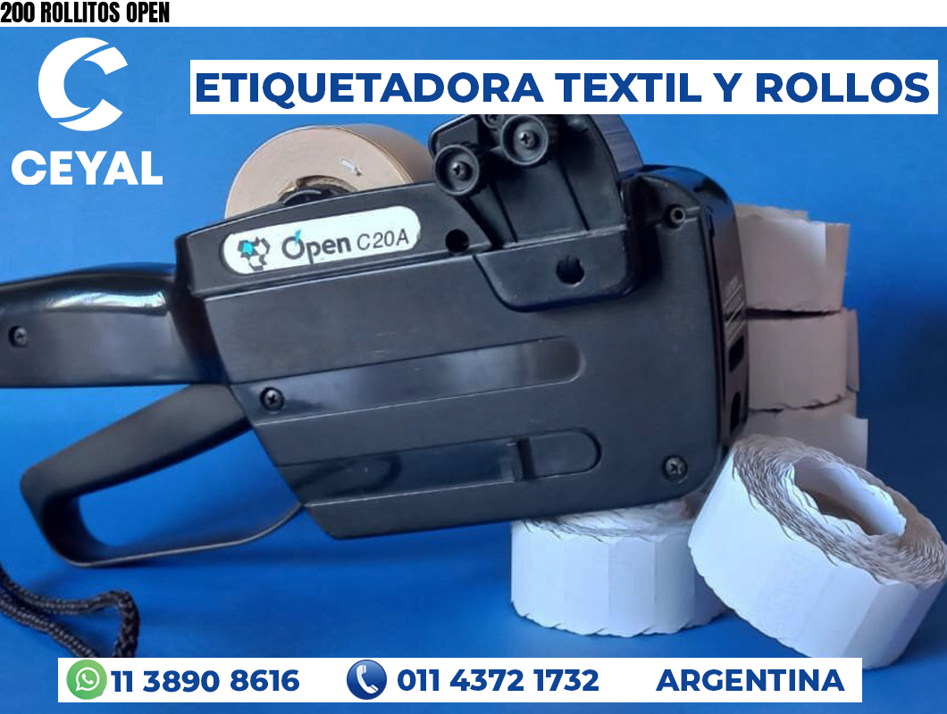 200 ROLLITOS OPEN