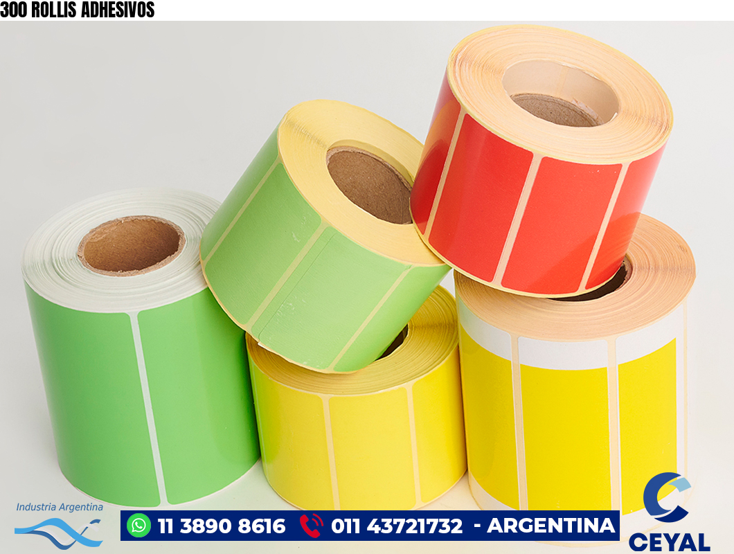 300 ROLLIS ADHESIVOS
