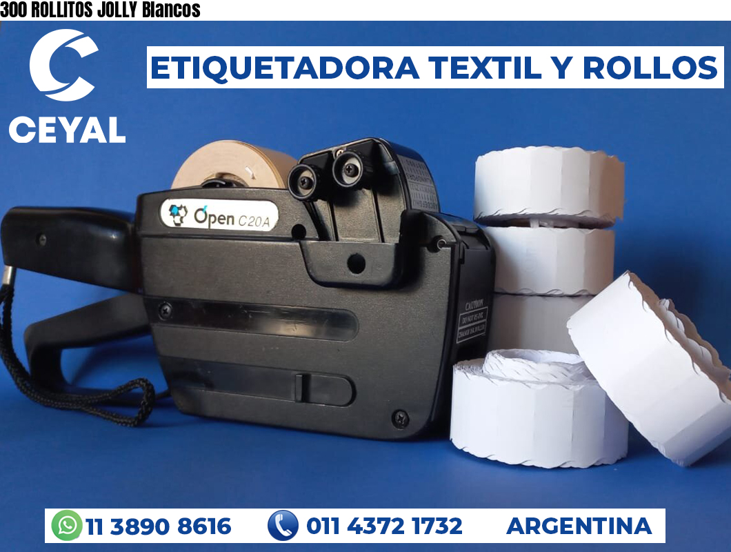 300 ROLLITOS JOLLY Blancos
