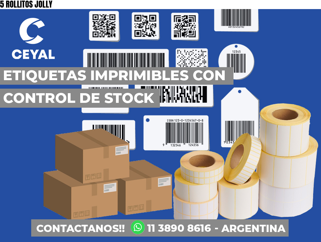 5 ROLLITOS JOLLY