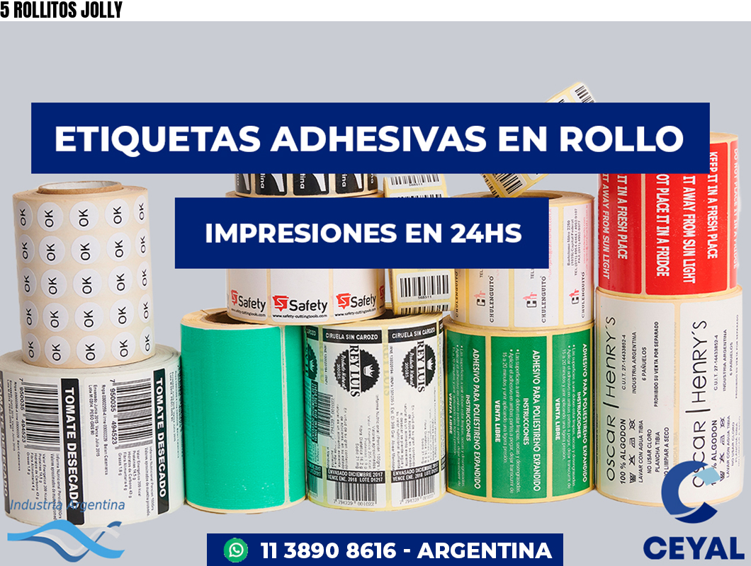 5 ROLLITOS JOLLY