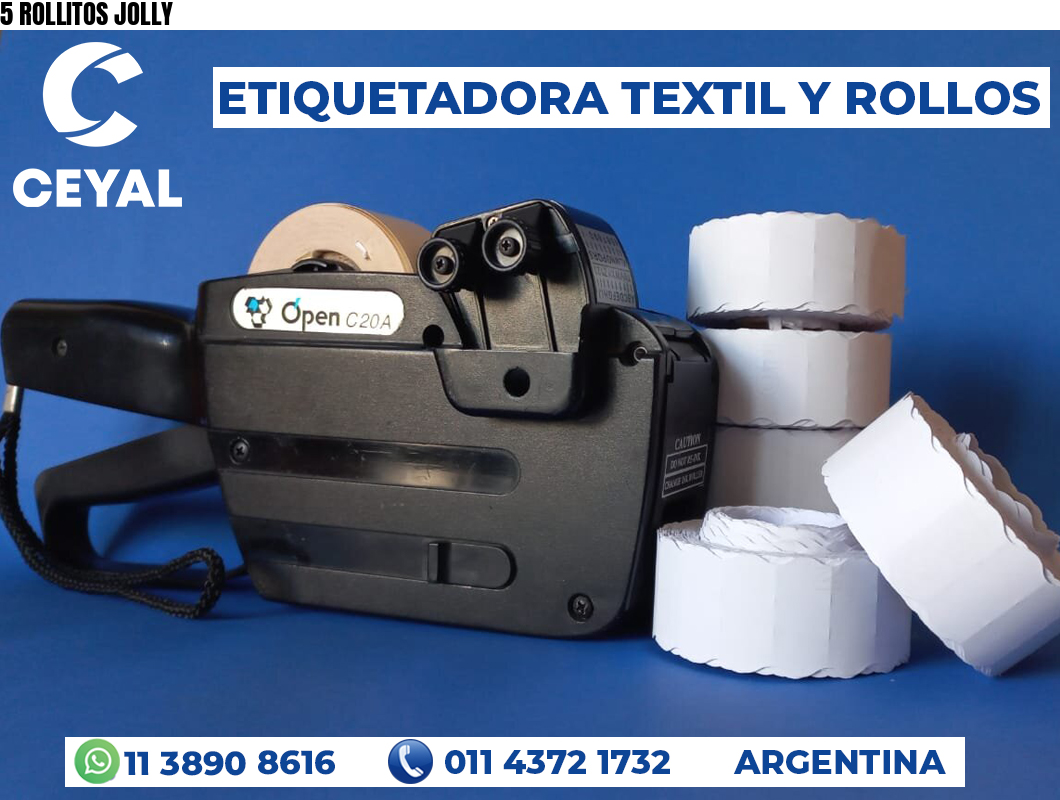 5 ROLLITOS JOLLY