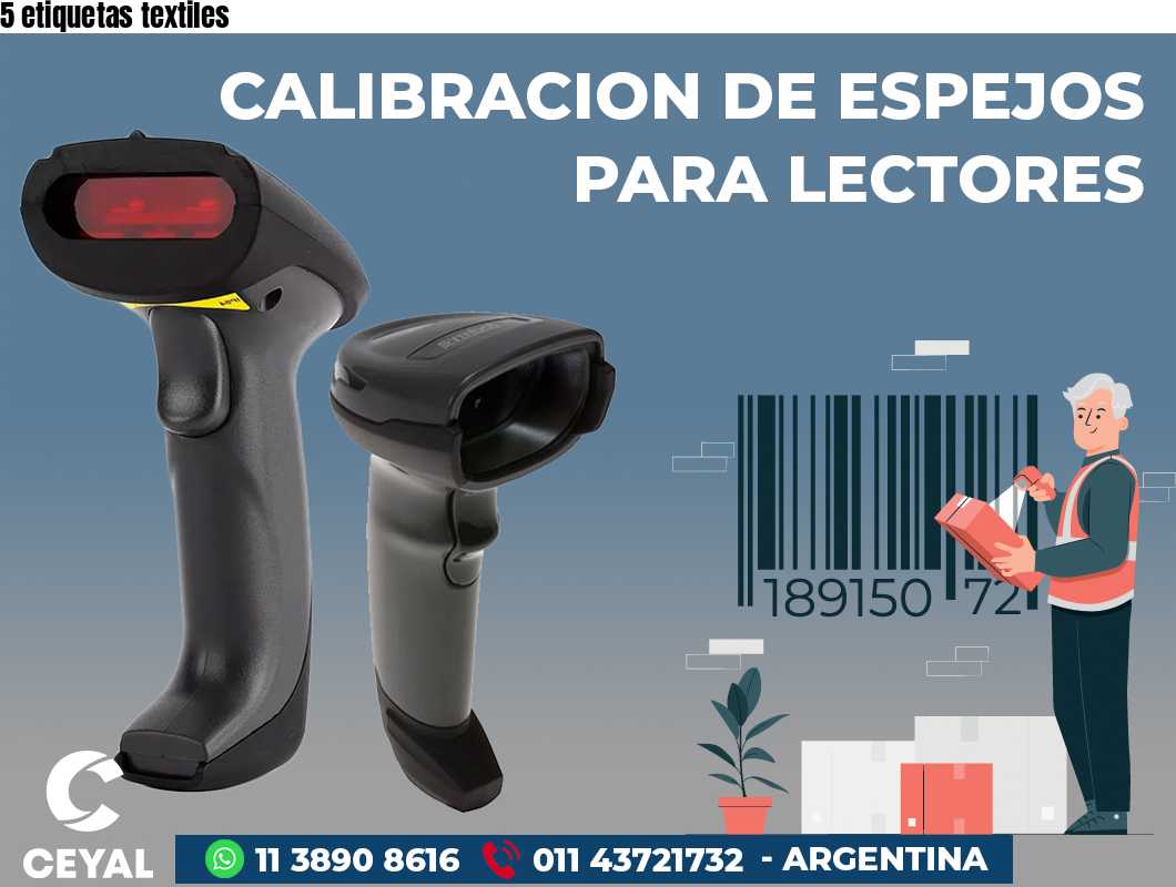 5 etiquetas textiles