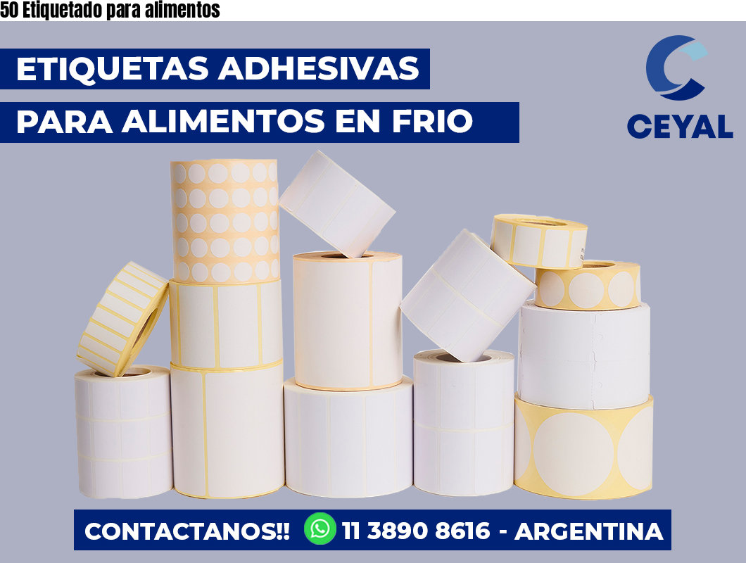 50 Etiquetado para alimentos