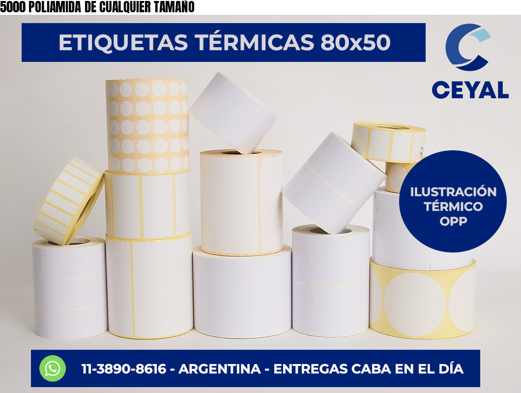 5000 POLIAMIDA DE CUALQUIER TAMAÑO