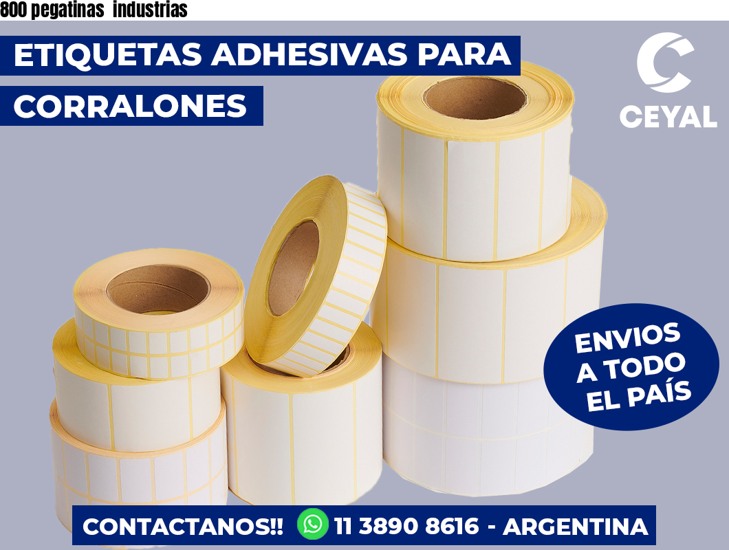 800 pegatinas industrias