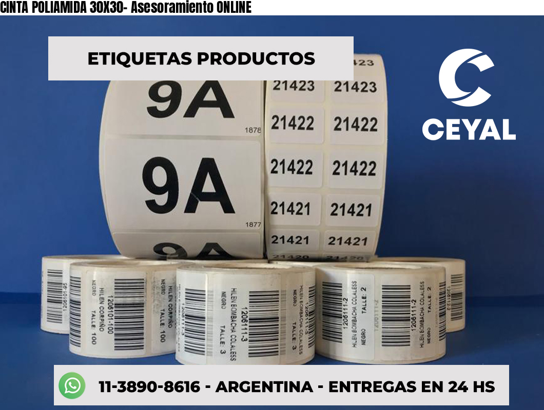 CINTA POLIAMIDA 30X30- Asesoramiento ONLINE