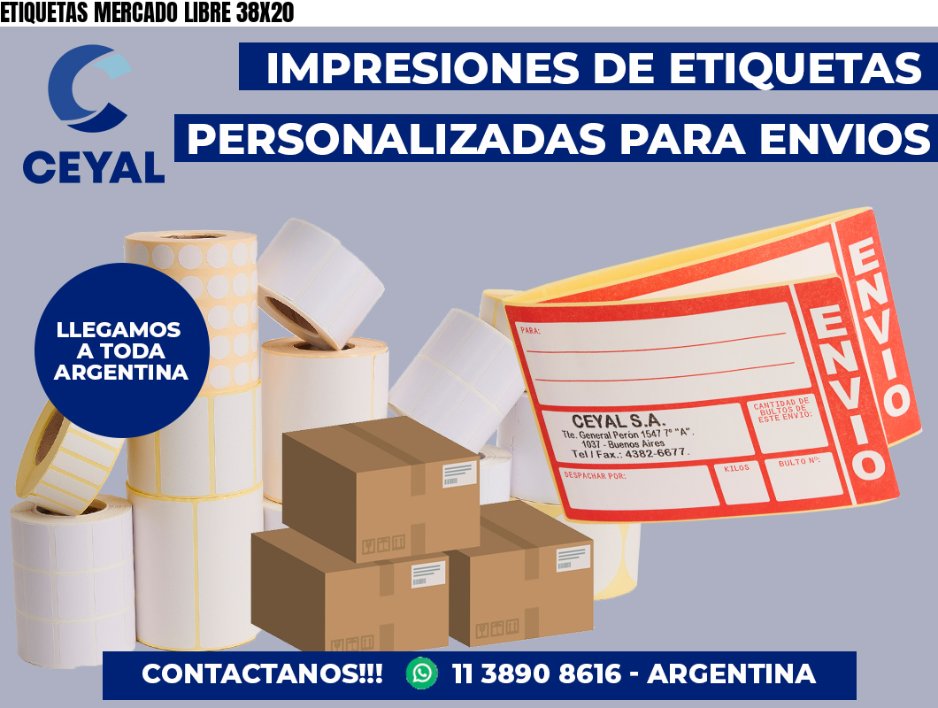 ETIQUETAS MERCADO LIBRE 38X20