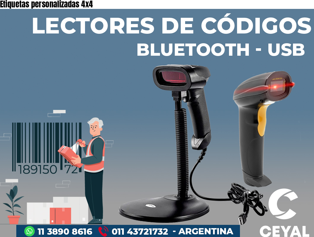 Etiquetas personalizadas 4x4