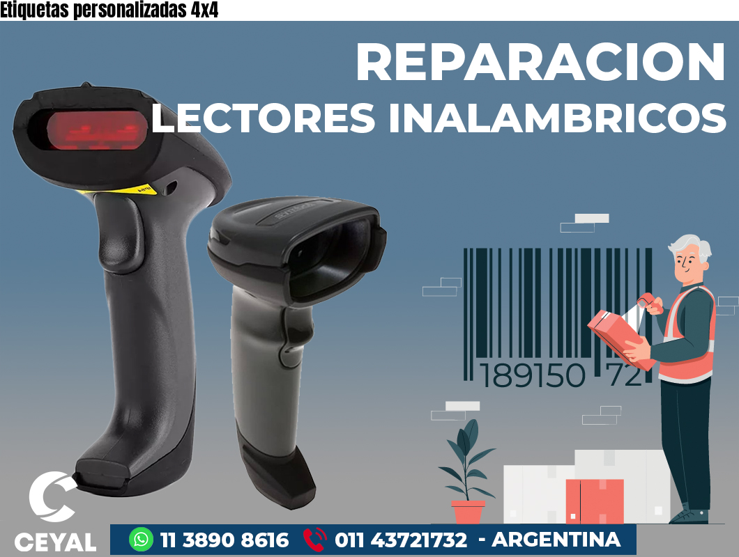 Etiquetas personalizadas 4x4