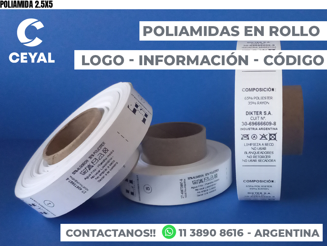 POLIAMIDA 2.5X5