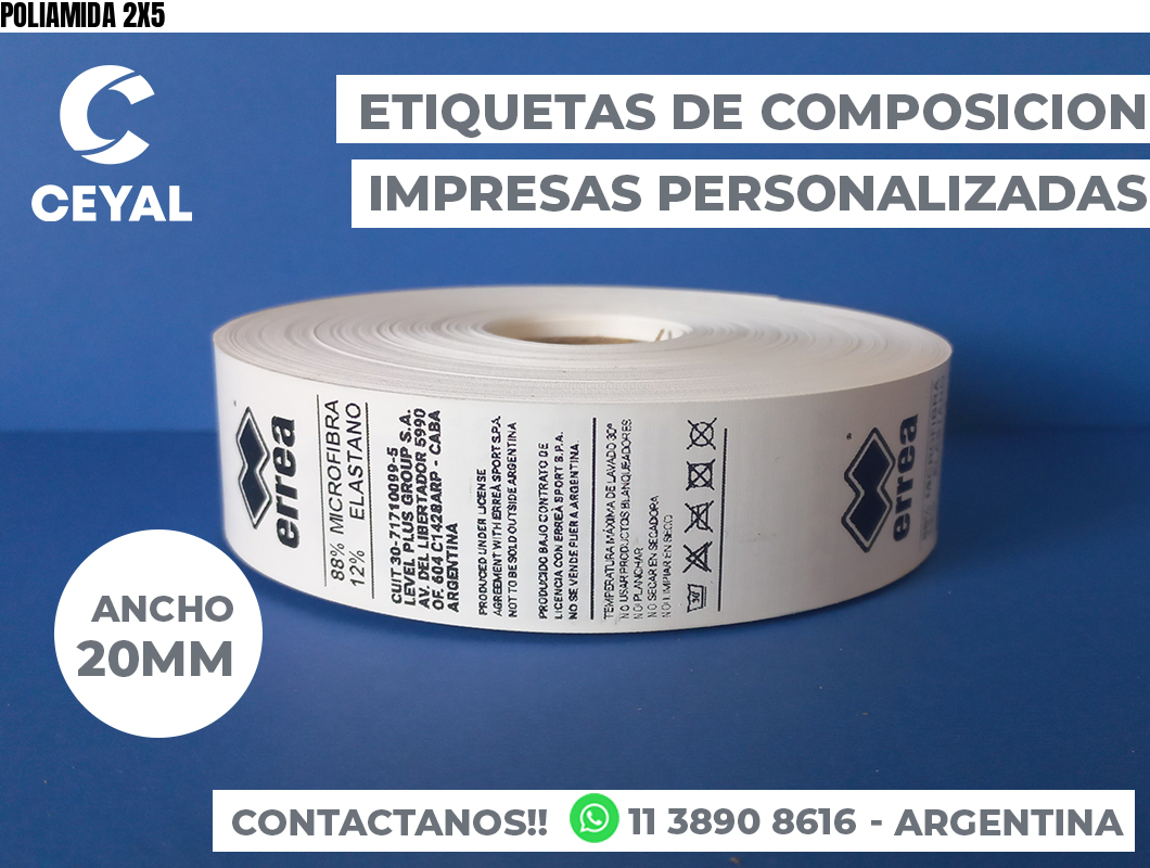 POLIAMIDA 2X5
