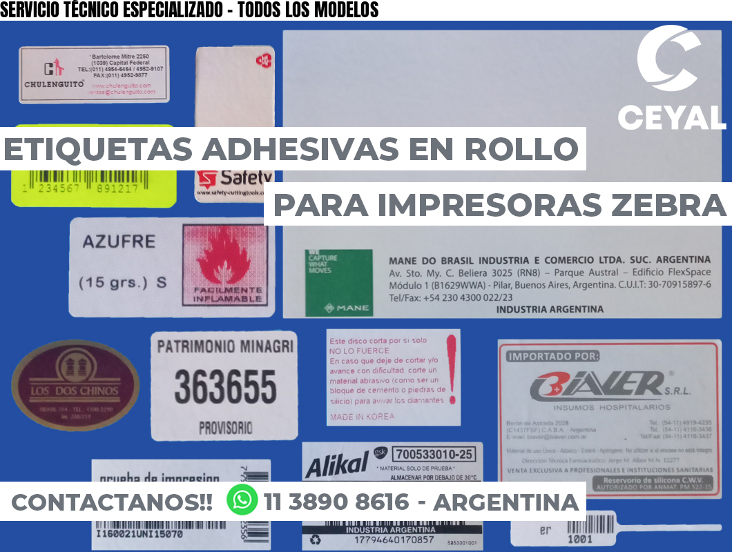 SERVICIO TÉCNICO ESPECIALIZADO - TODOS LOS MODELOS
