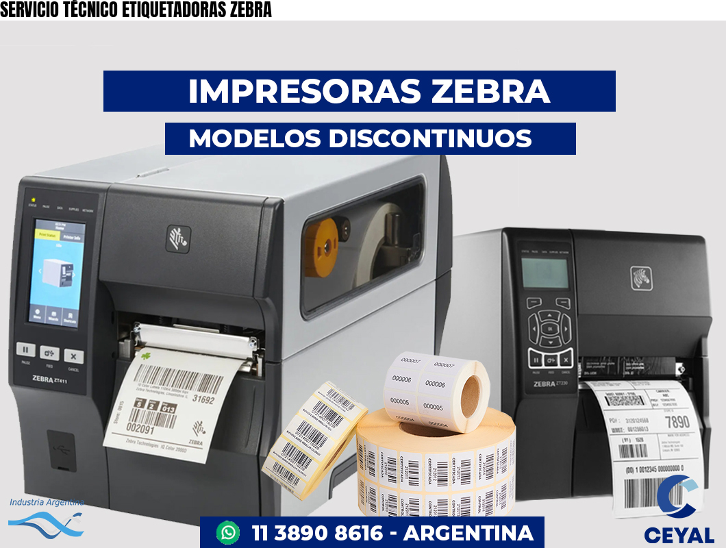 SERVICIO TÉCNICO ETIQUETADORAS ZEBRA