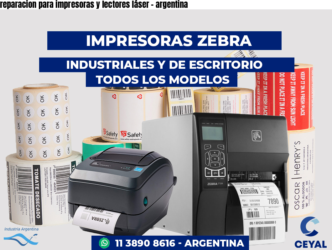 reparacion para impresoras y lectores láser - argentina