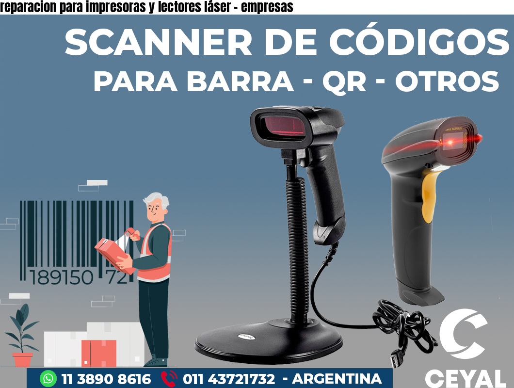 reparacion para impresoras y lectores láser - empresas