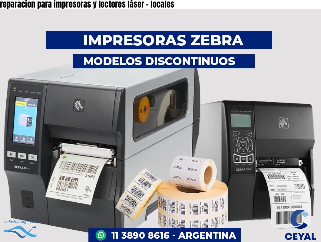 reparacion para impresoras y lectores láser - locales