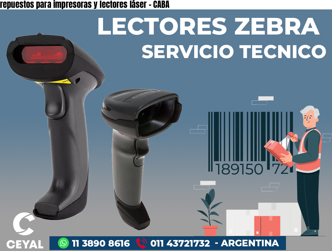 repuestos para impresoras y lectores láser - CABA