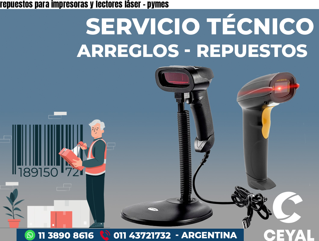 repuestos para impresoras y lectores láser - pymes