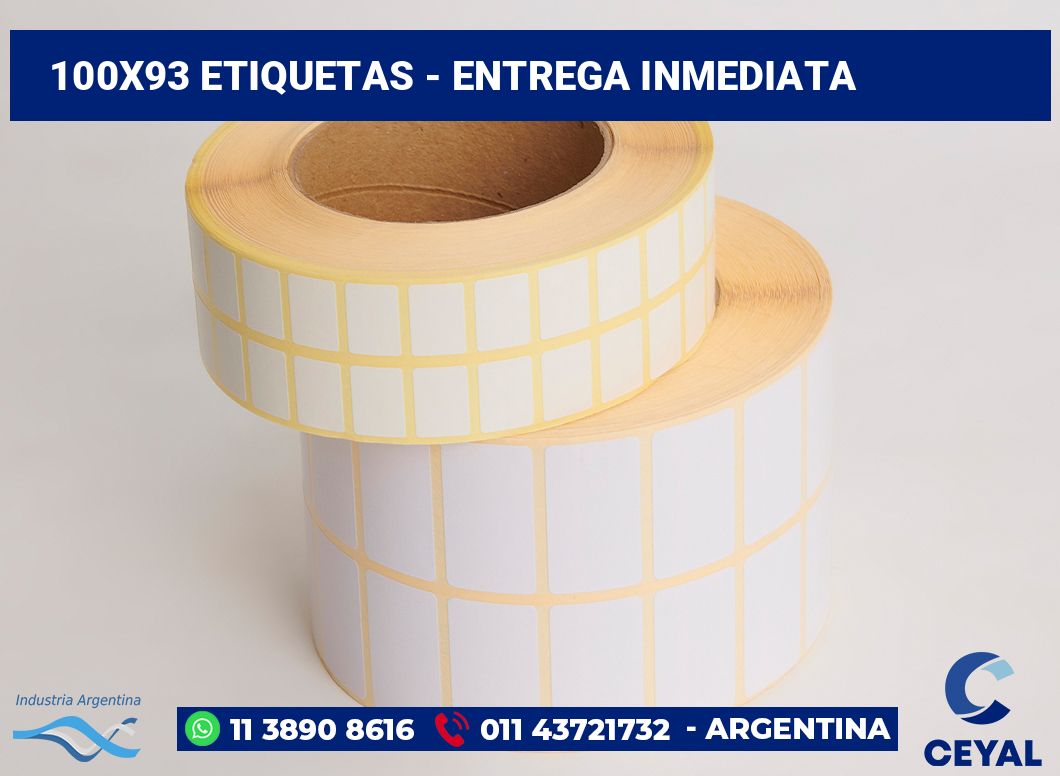 100×93 Etiquetas