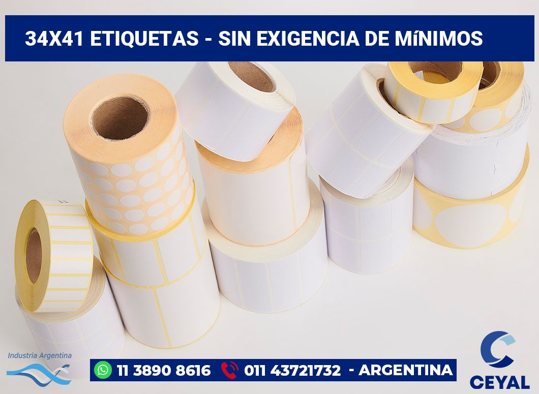 34x41 Etiquetas
