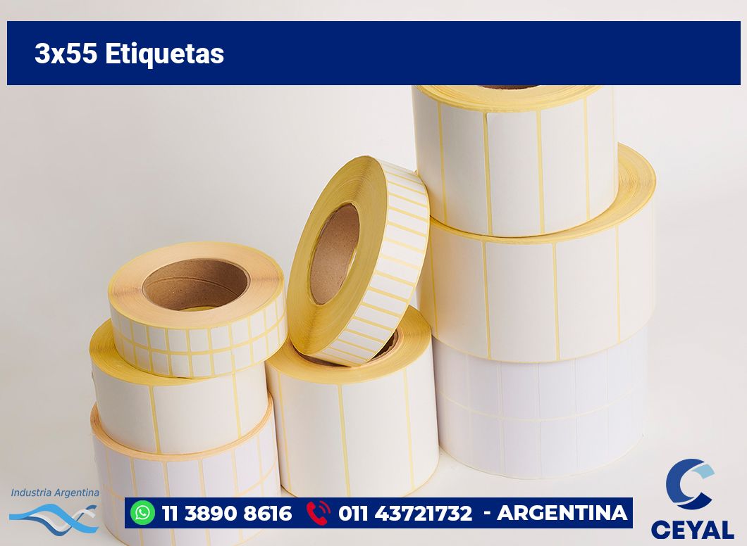 3x55 Etiquetas