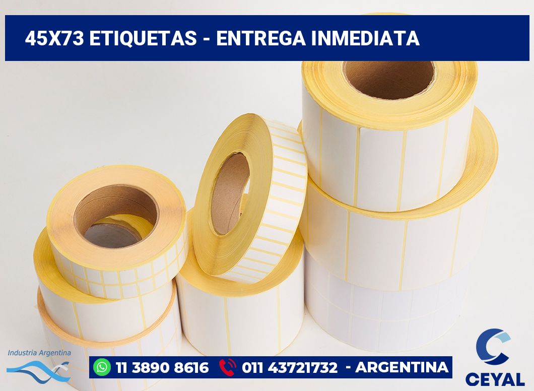 45×73 Etiquetas
