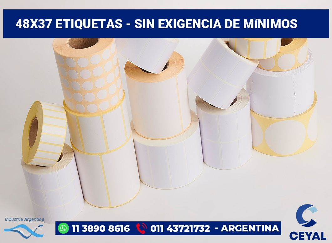 48x37 Etiquetas