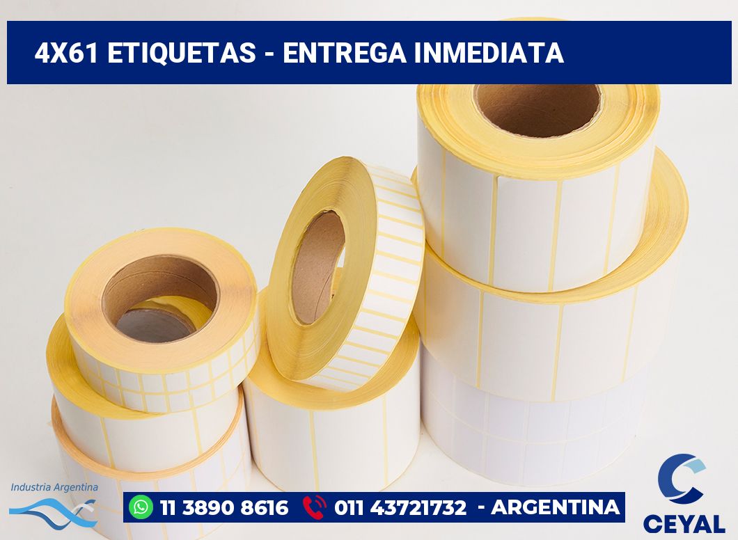 4x61 Etiquetas