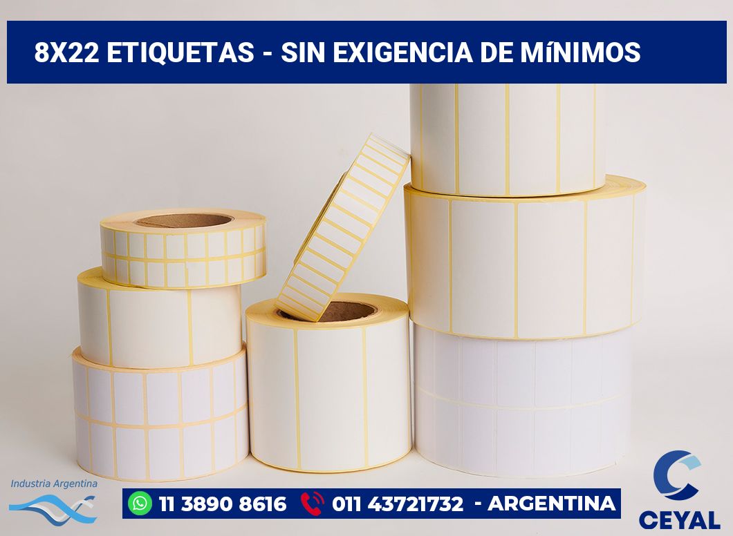 8x22 Etiquetas