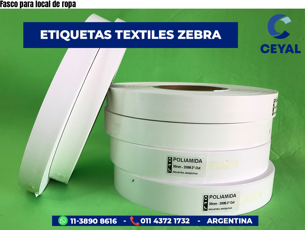 Fasco para local de ropa