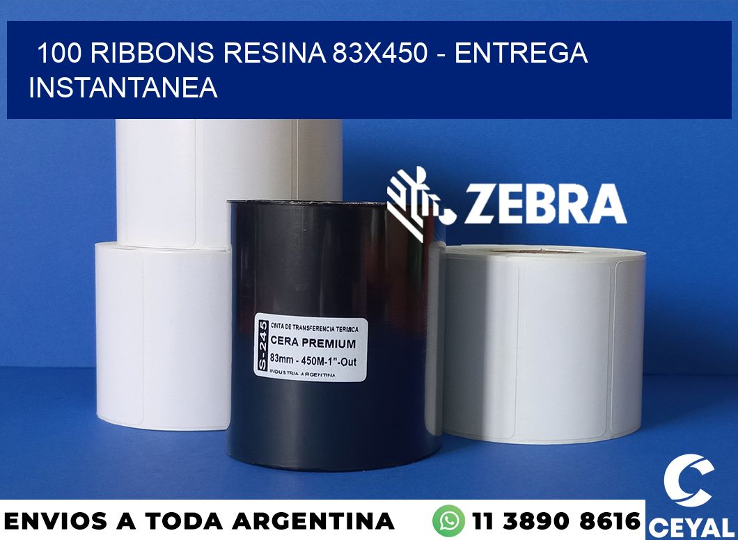 100 Ribbons resina 83x450 - entrega instantanea
