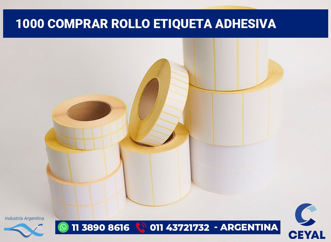 1000 Comprar rollo etiqueta adhesiva