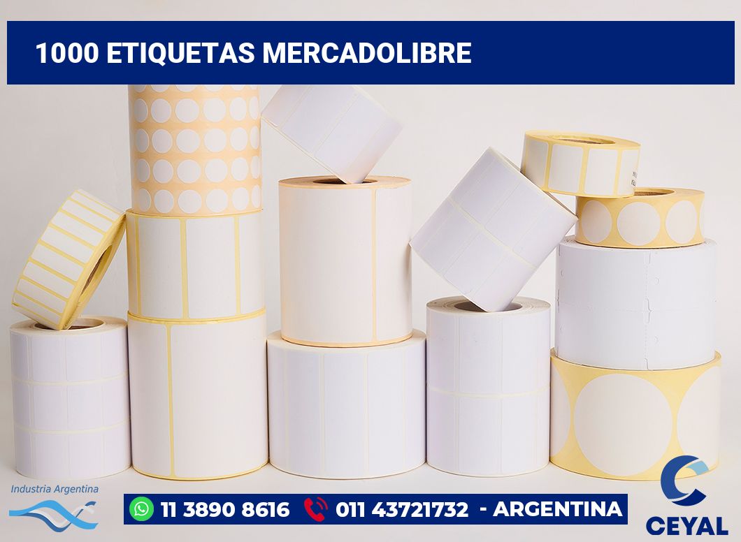 1000 Etiquetas mercadolibre