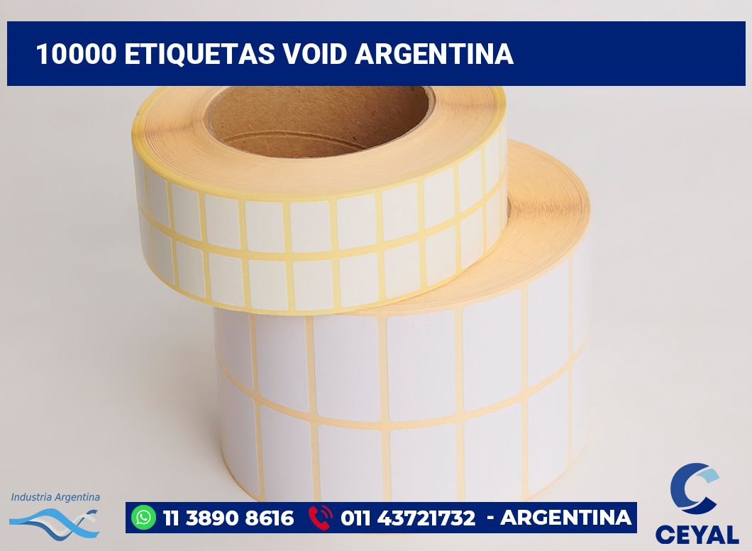 10000 Etiquetas void argentina