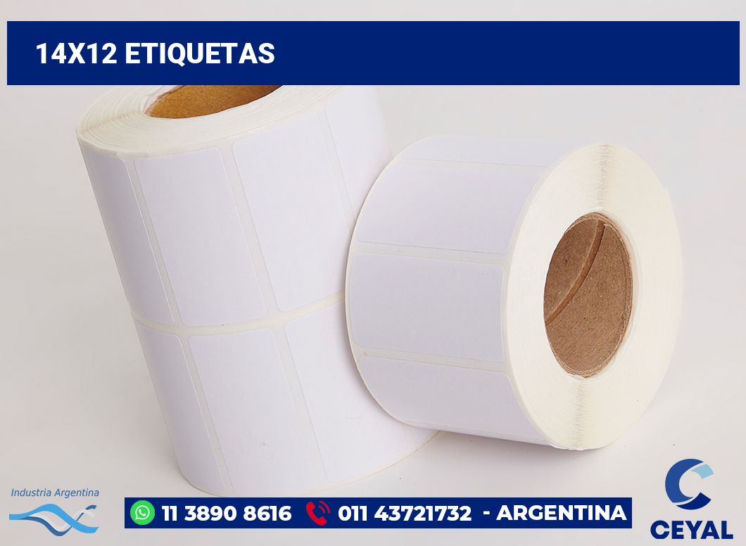 14x12 Etiquetas