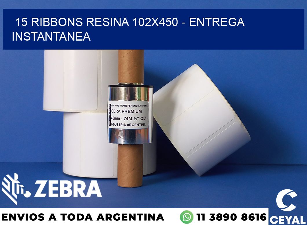 15 Ribbons resina 102x450 - entrega instantanea