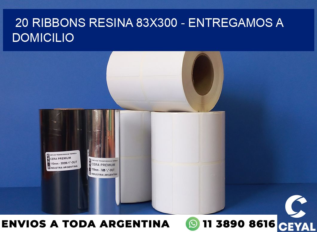 20 Ribbons resina 83×300 – entregamos a domicilio