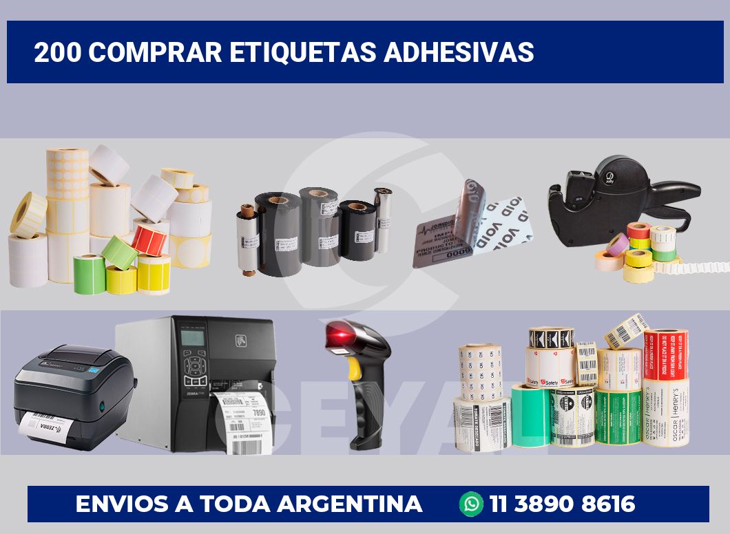 200 Comprar etiquetas adhesivas