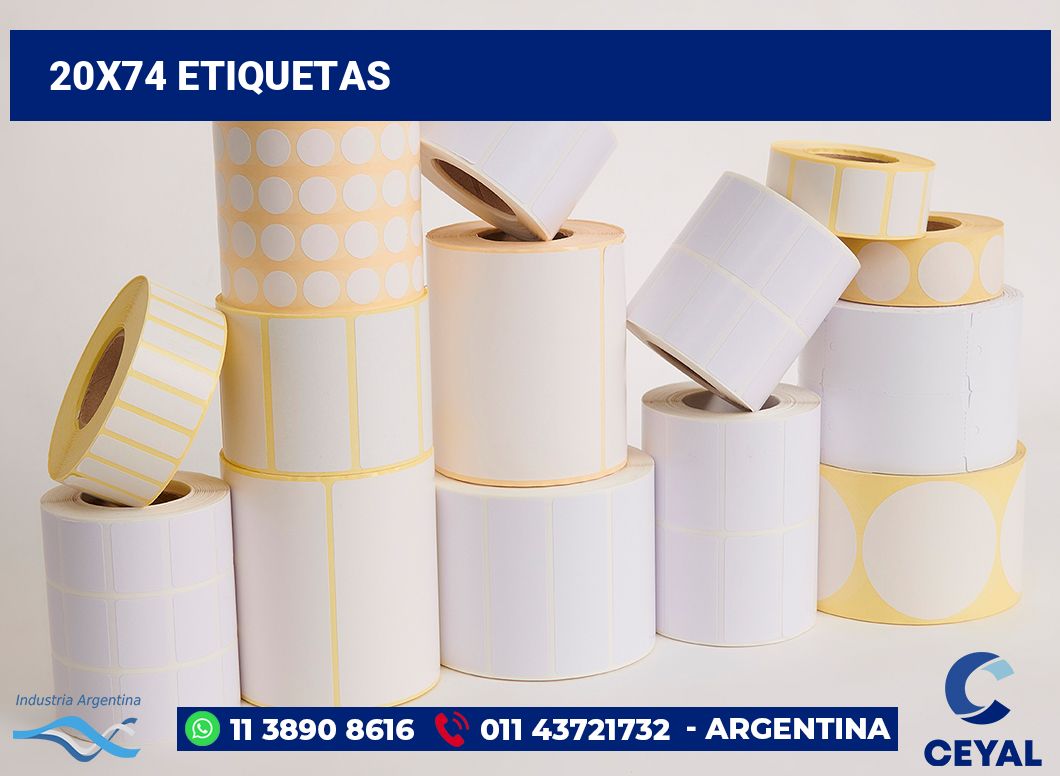 20x74 Etiquetas