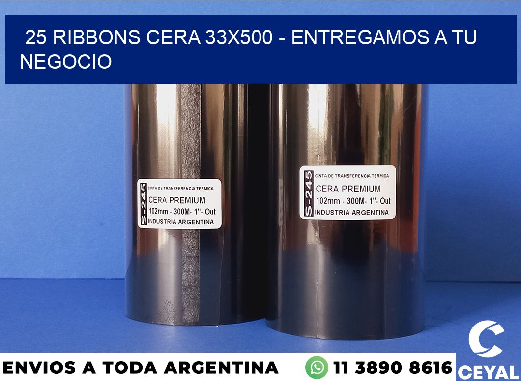 25 Ribbons cera 33×500 – entregamos a tu negocio