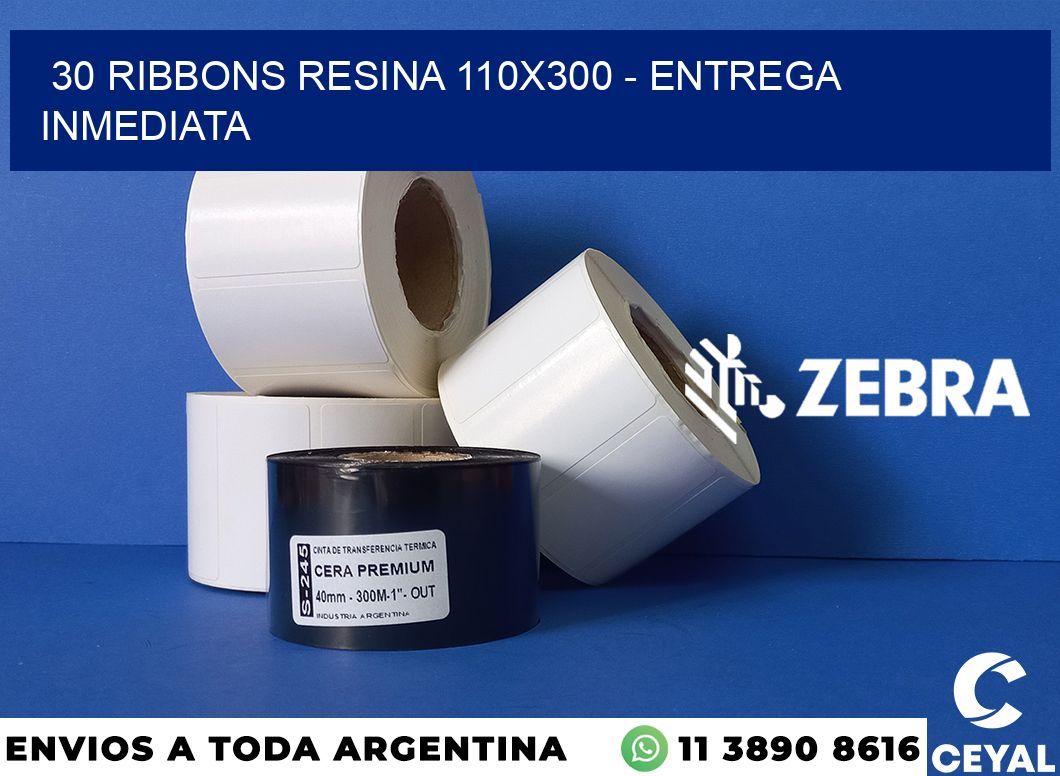 30 Ribbons resina 110x300 - Entrega inmediata