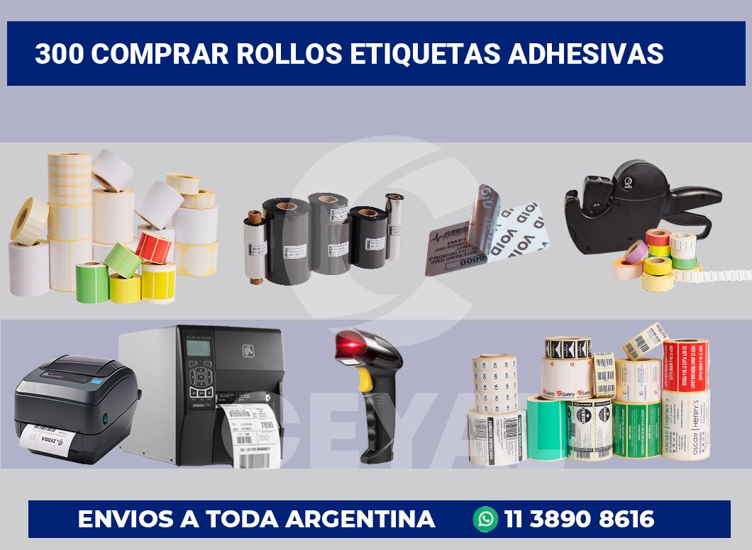 300 Comprar rollos etiquetas adhesivas