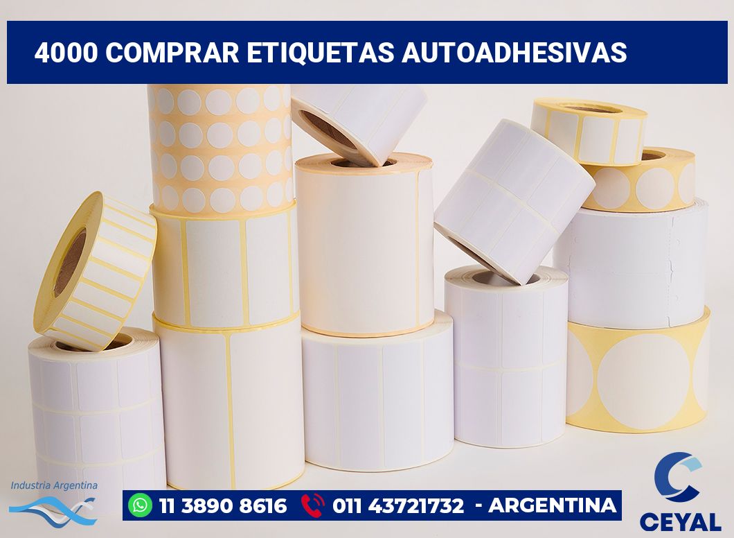 4000 Comprar etiquetas autoadhesivas