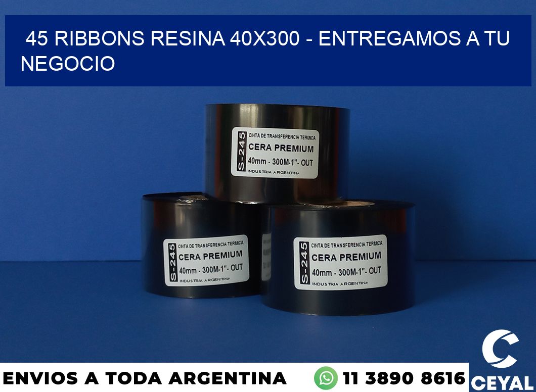 45 Ribbons resina 40×300 – entregamos a tu negocio