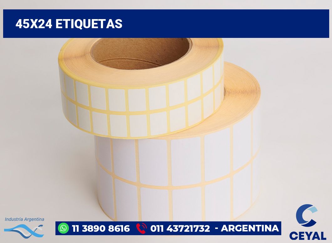 45x24 Etiquetas