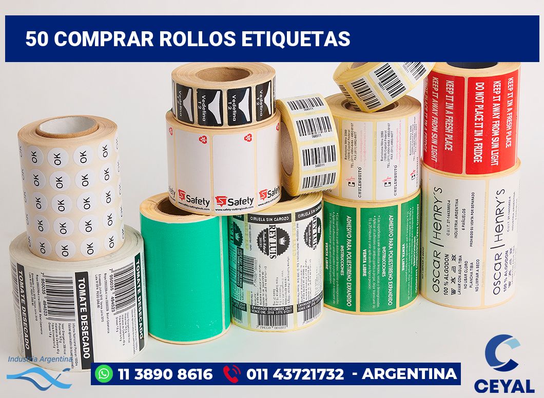 50 Comprar rollos etiquetas