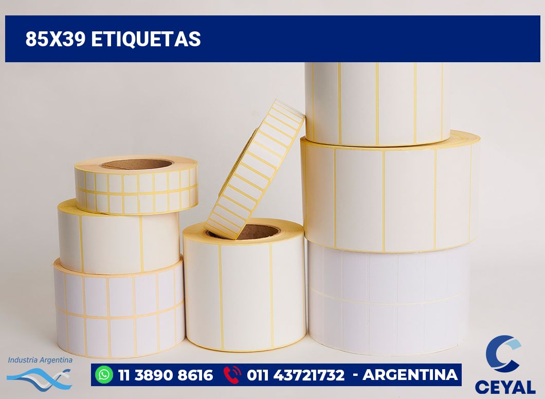 85x39 Etiquetas