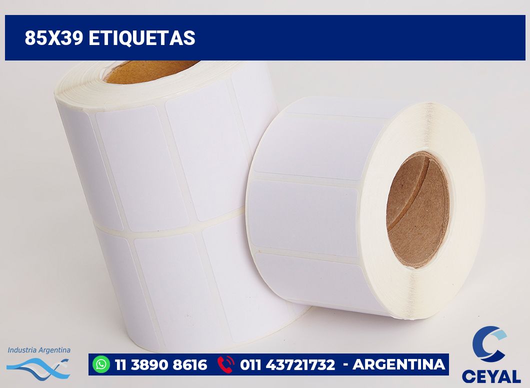 85x39 Etiquetas