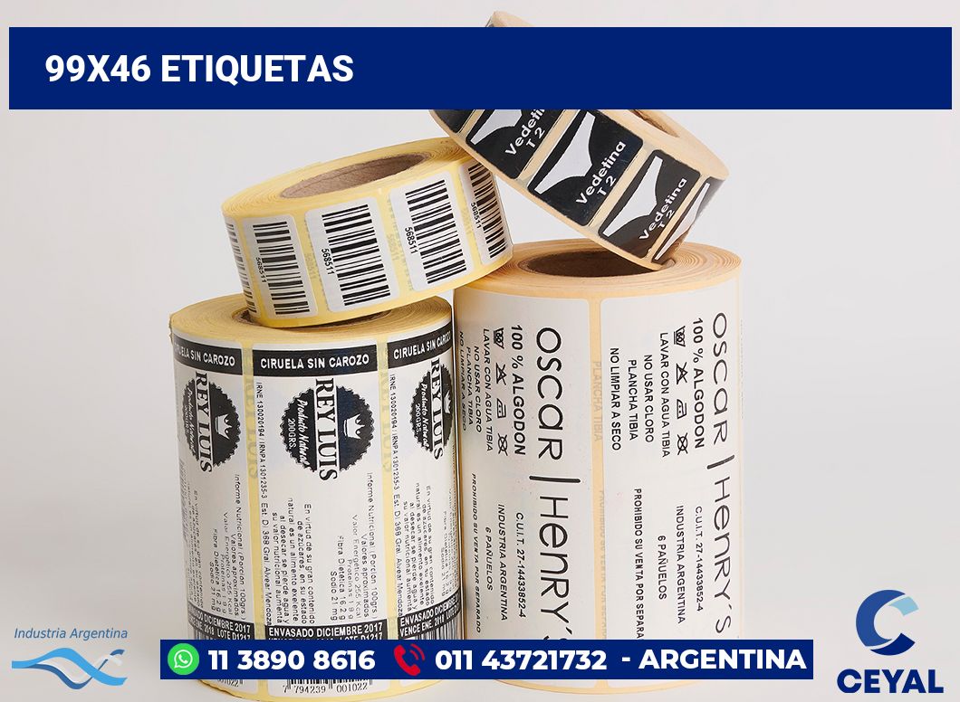 99x46 Etiquetas